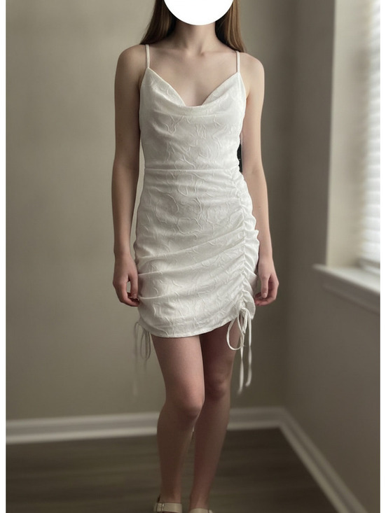 Lulus Dresses & Skirts - NWT | Lulus | M | Primped to Perfection White Mini Floral Burnou